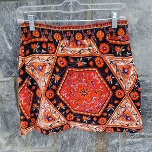 Mr Dino Vintage Floral Patterned Skirt Size 12